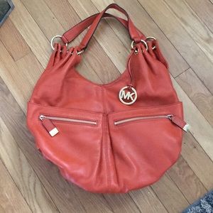 MK orange purse
